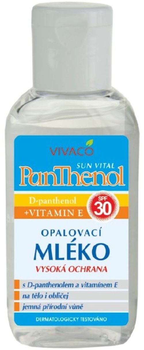 Opalovací mléko s D- panthenolem SPF 30 SUN VITAL 50 ml
