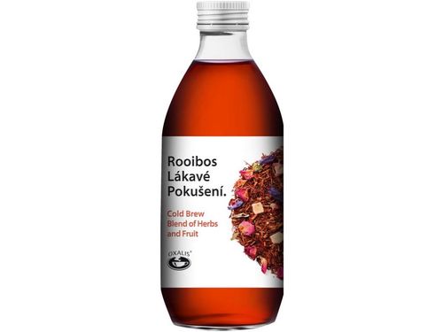 Oxalis Rooibos Lákavé pokušení - Cold Brew Blend of Herbs and Fruit, 330 ml