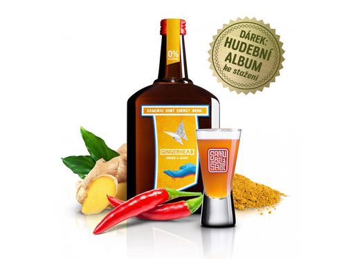 Samurai Shot - GingerHead & Music, 500 ml