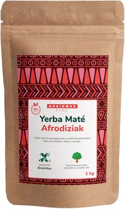 Votamax BrainMax Pure Organic Yerba Maté - Afrodiziak, 1000 g