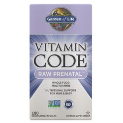 Garden of Life Vitamin Code RAW Prenatal (multivitamín pro těhotenství), 180 rostlinných kapslí