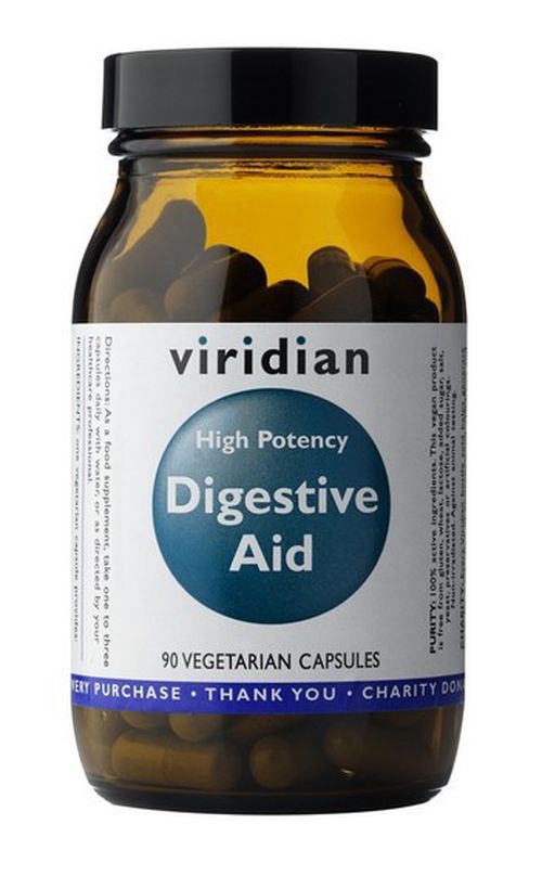 Viridian High Potency Digestive Aid (trávicí enzymy) - 90 kapslí