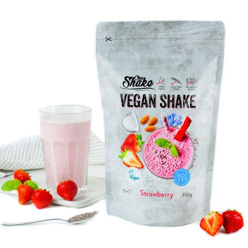 Vegan shake - jahoda
