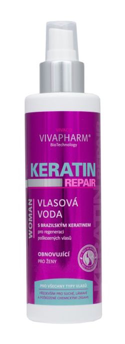 Keratinová vlasová voda VIVAPHARM 200ml