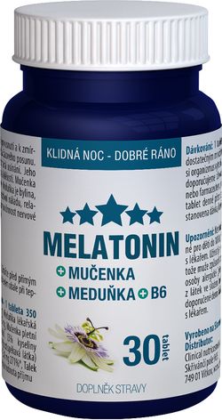 Melatonin Mučenka Meduňka B6 tbl.30