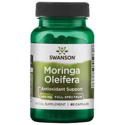 Swanson Moringa Oleifera, 400 mg, 60 kapslí