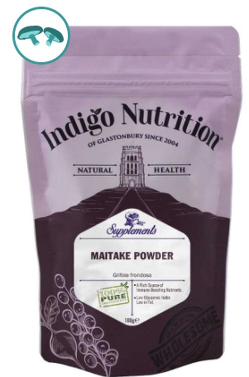 Indigo Herbs Maitake Mushroom Powder, Maitake prášek, 100 g