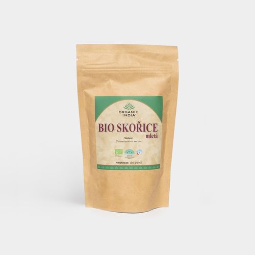 Organic India - Skořice pravá cejlonská mletá - Bio, 100g