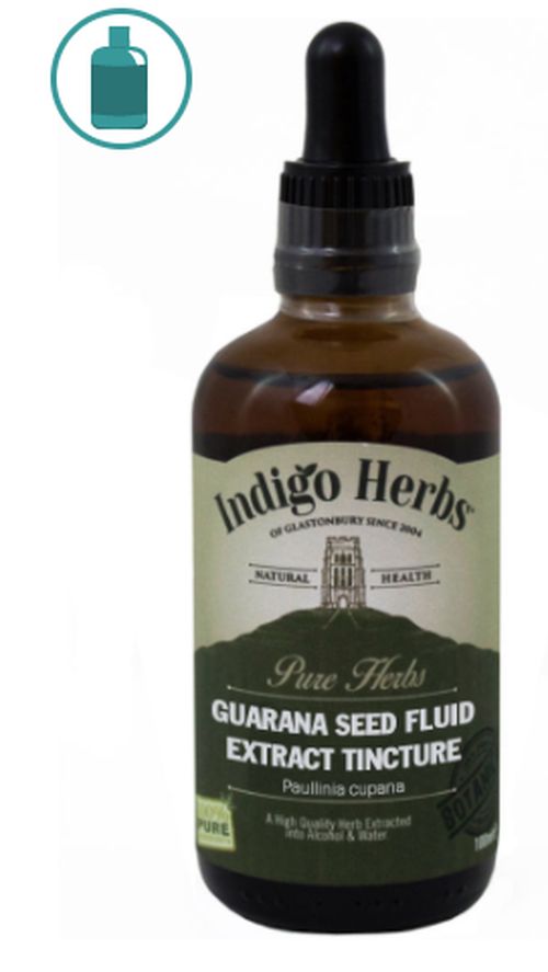 Indigo Herbs Guarana Seed Fluid Extrakt (1:1) - silná tinktura ze semen guarany, 100 ml