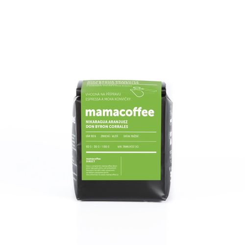 Mamacoffee - Nikaragua Aranjuez Don Byron Corrales, 250g Druh mletí: Mletá