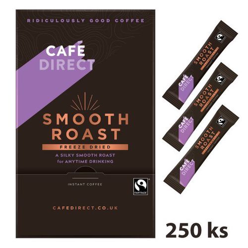 Cafédirect - Smooth Roast instantní káva 250 x 1.5g